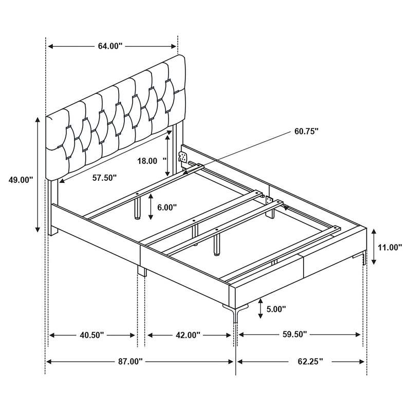 Kendall Panel Bed
