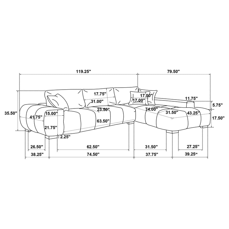 Octavia Sectional Sofa