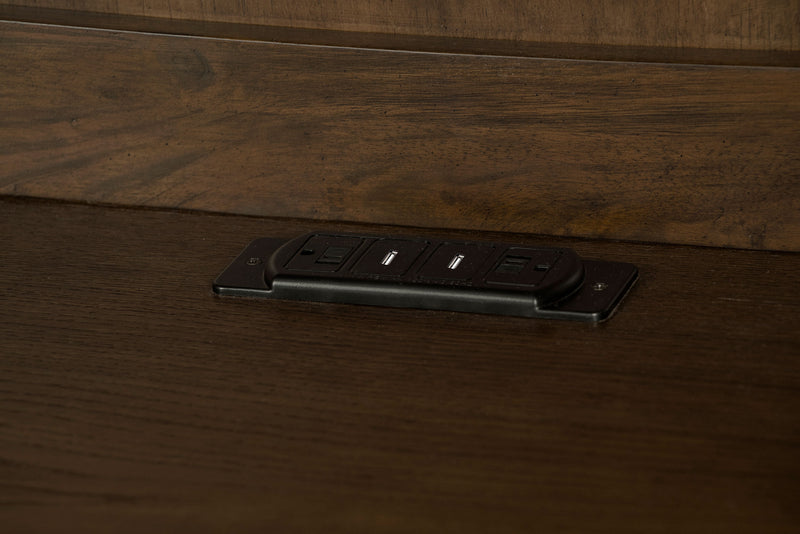 Hartshill Credenza Desk with Hutch