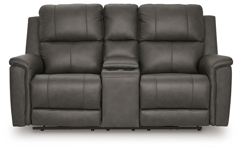 Bleckley Power Reclining Loveseat with Console