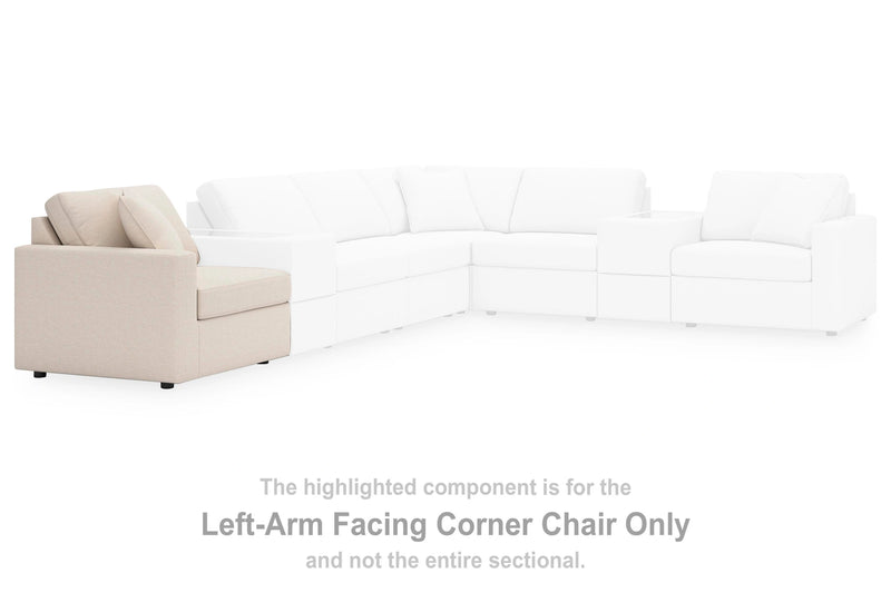 Modmax Balanced Sectional with Audio and Storage Consoles